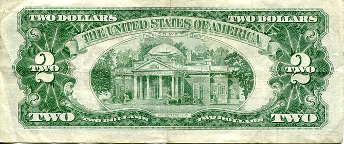 Banknot USA 2 Dolary 1963 r.