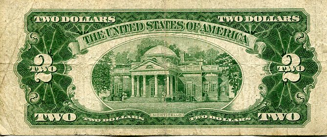 Banknot USA 2 Dolary 1953 r.