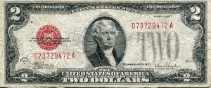 Banknot USA 2 Dolary 1928 r.