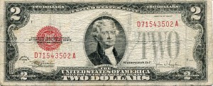 Banknot USA 2 Dolary 1928 r.