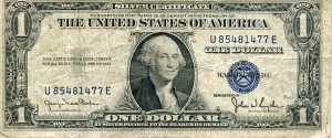 Banknot USA 1 Dolar 1935 r. Silver Certificate