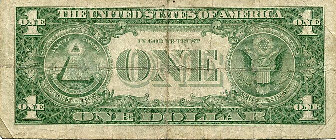 Banknot USA 1 Dolar 1957 r. Silver Certificate ☆