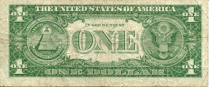Banknot USA 1 Dolar 1957 r. Silver Certificate ☆