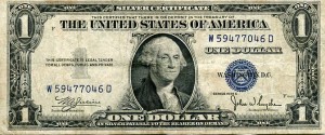 Banknot USA 1 Dolar 1935 r. Silver Certificate