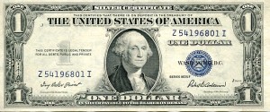 Banknot USA 1 Dolar 1935 r. Silver Certificate