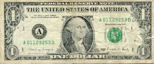 Banknot USA 1 Dolar 1988 r. Boston A