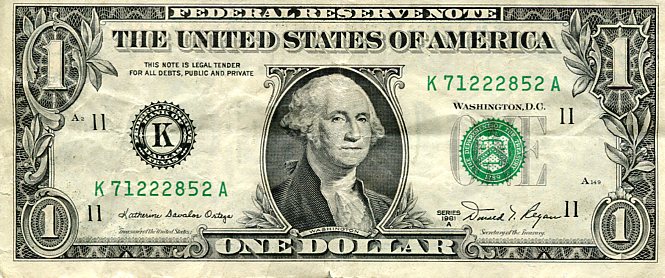 Banknot USA 1 Dolar 1981 r. Dallas K