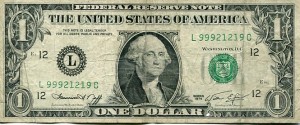 Banknot USA 1 Dolar 1974 r. San Francisco L