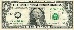 Banknot USA 1 Dolar 1995 r. Kansas City J