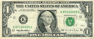 Banknot USA 1 Dolar 1995 r. Dallas K
