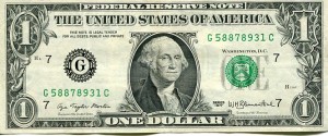 Banknot USA 1 Dolar 1977 r. Chicago G