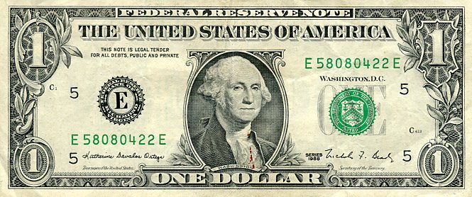 Banknot USA 1 Dolar 1988 r. Richmond E