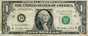Banknot USA 1 Dolar 1977 r. Cleveland D ☆