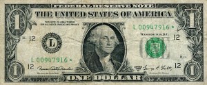 Banknot USA 1 Dolar 1969 r. San Francisco L ☆