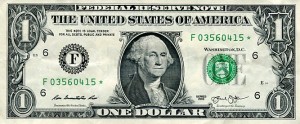 Banknot USA 1 Dolar 2013 r. Atlanta F ☆