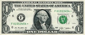 Banknot USA 1 Dolar 2009 r. Atlanta F ☆