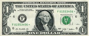 Banknot USA 1 Dolar 2009 r. Atlanta F ☆