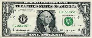 Banknot USA 1 Dolar 2009 r. Atlanta F ☆