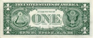Banknot USA 1 Dolar 2009 r. Atlanta F ☆
