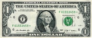 Banknot USA 1 Dolar 2009 r. Atlanta F ☆