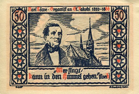 Notgeld Szczecin Stettin 50 Pf 1922 r.