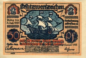 Notgeld Szczecin Stettin 50 Pf 1922 r.