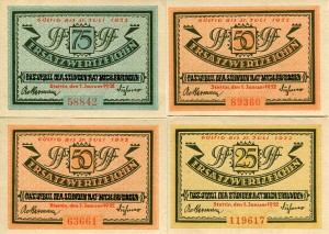 Notgeldy Szczecin Stettin 1922 r.