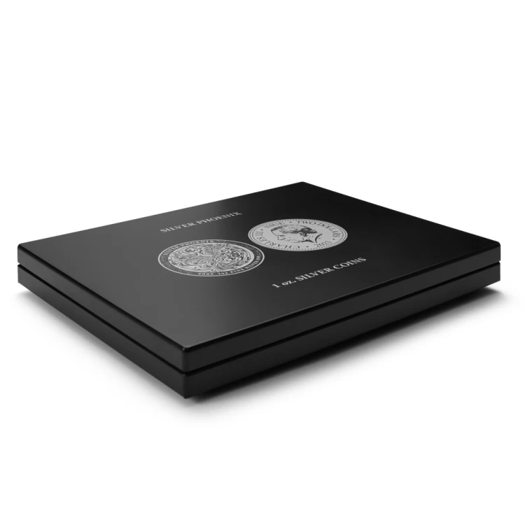 Kaseta Leuchtturm na 20 monet „Silver Phoenix” Zamknięta