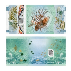Banknot testowy PWPW Coral
