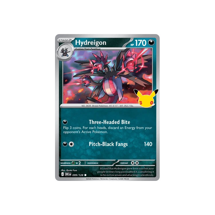 Karta Pokémon Hydreigon 099/128