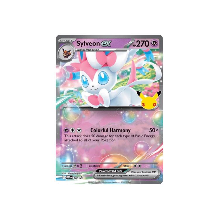 Karta Pokémon Sylveon ex 100
