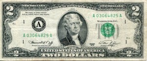 Banknot USA 2 Dolary 1976 r. Boston A