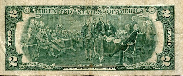 Banknot USA 2 Dolary 1976 r. San Francisco L