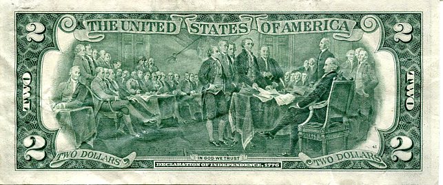Banknot USA 2 Dolary 1976 r. Dallas K