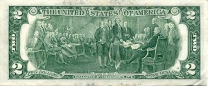Banknot USA 2 Dolary 1976 r. Atlanta F