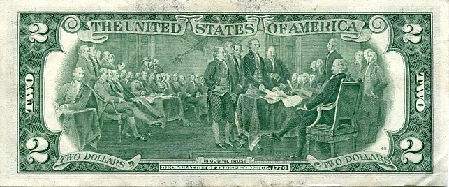 Banknot USA 2 Dolary 1976 r. Atlanta F