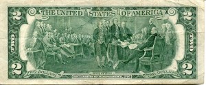 Banknot USA 2 Dolary 1976 r. Philadelphia C