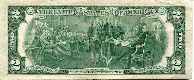 Banknot USA 2 Dolary 1976 r. Philadelphia C