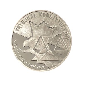 Polska 10 zł 15-lecie orzecznictwa Trybunału Konstytucyjnego 2001 r. Rewers