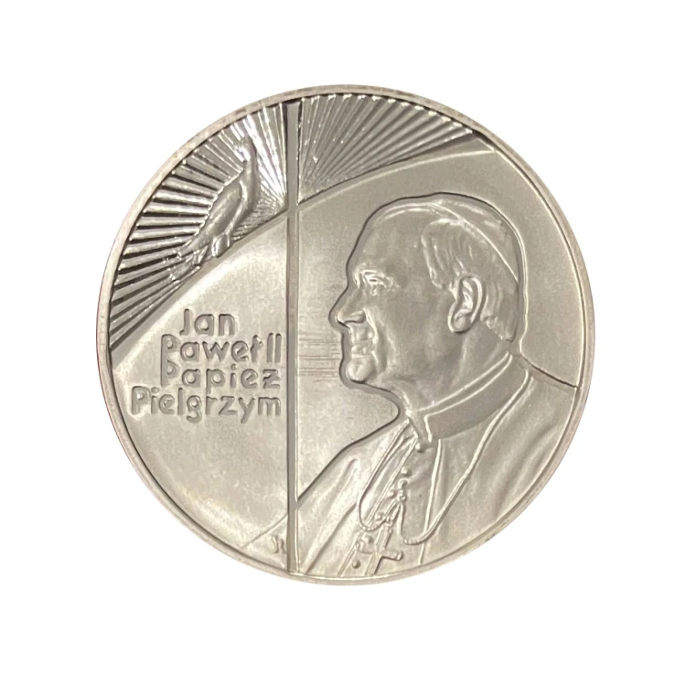 Polska 10 zł Ag  Jan Paweł II - Papież pielgrzym 1999 r. Rewers