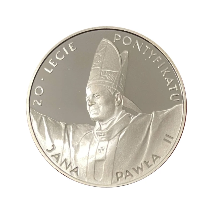 Polska 10 zł Ag  Jan Paweł II - Papież pielgrzym 1999 r. Rewers