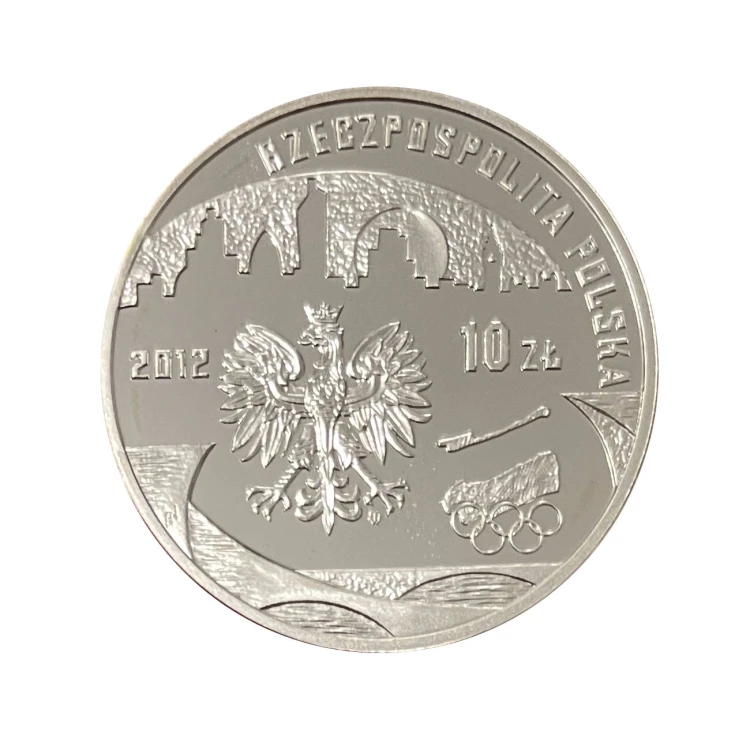Polska 10 zł Polska Reprezentacja Olimpijska Londyn 2012 r. Awers