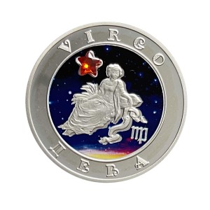 Armenia 100 Dram 2008 r. Ag Znaki Zodiaku "Panna" Rewers