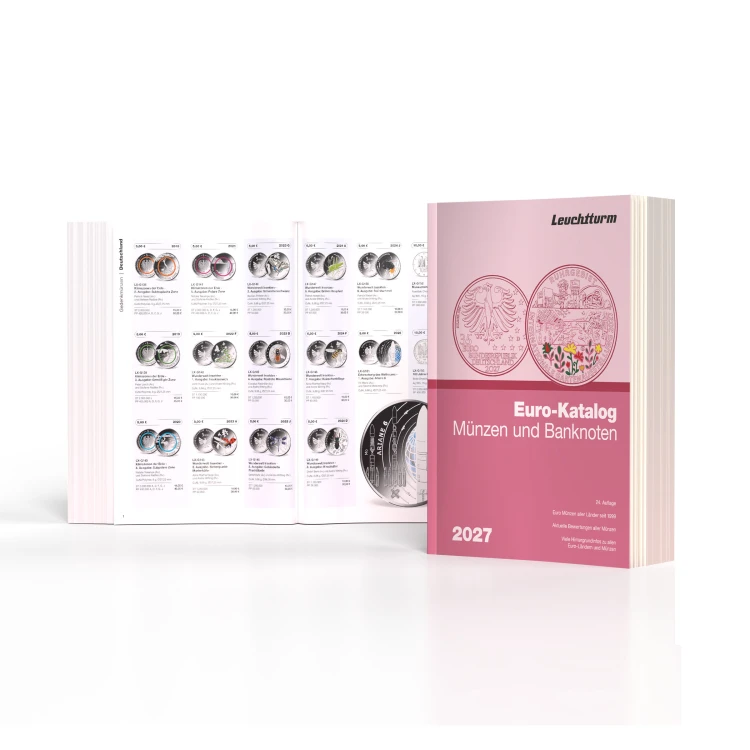 Katalog Leuchtturm monet i banknotów euro 2027 r.