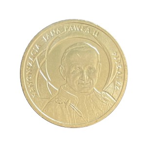 2 zł 2014 r. Kanonizacja Jana Pawła II 27 IV 2014 Rewers