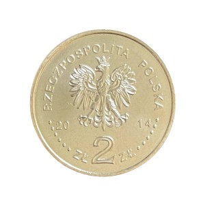 2 zł 2014 r. Kanonizacja Jana Pawła II 27 IV 2014 Awers