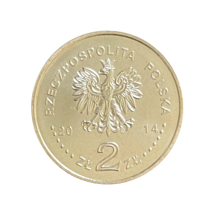 2 zł 2014 r. Kanonizacja Jana Pawła II 27 IV 2014 Awers