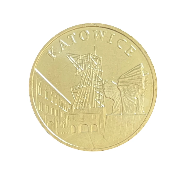 2 zł 2010 r. Miasta w Polsce – Katowice Rewers