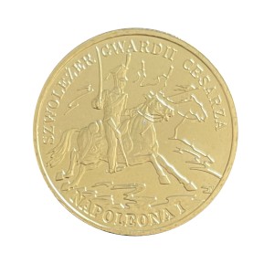 2 zł 2010 r. Historia jazdy polskiej – Szwoleżer Gwardii Cesarza Napoleona I Rewers