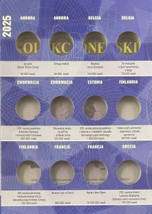 Album E-hobby na monety 2 Euro 2025 r. Tom XV Strona 1